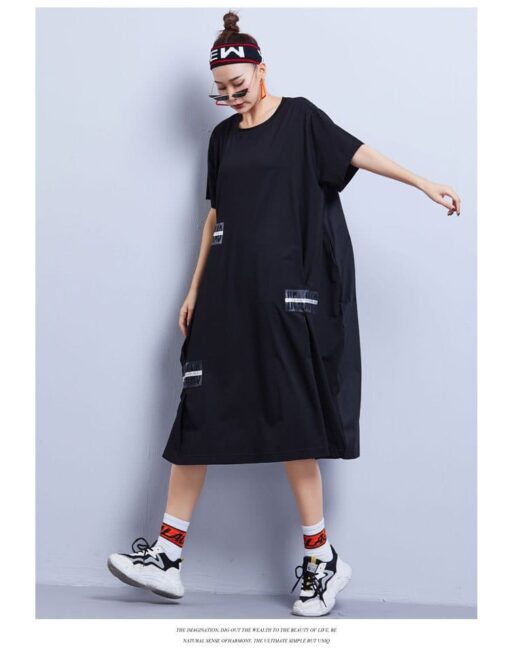Robe Hippie En Coton À Col Rond – Image 10