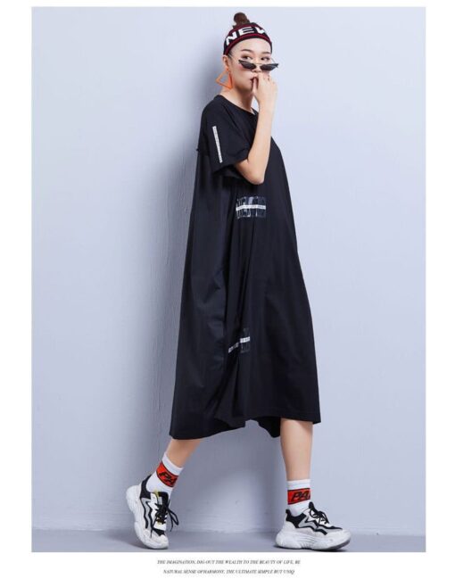 Robe Hippie En Coton À Col Rond – Image 11