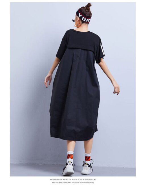 Robe Hippie En Coton À Col Rond – Image 12