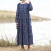 Robe Maxi Hippie Surdimensionnée Florale
