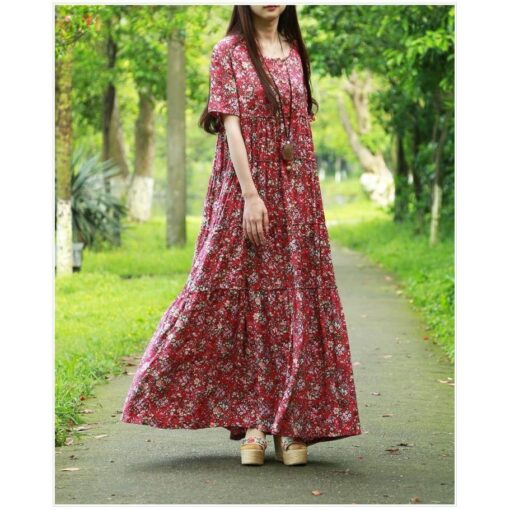 Robe Hippie Bohème Florale – Image 2