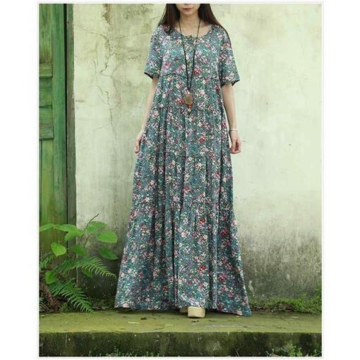 Robe Hippie Bohème Florale – Image 3