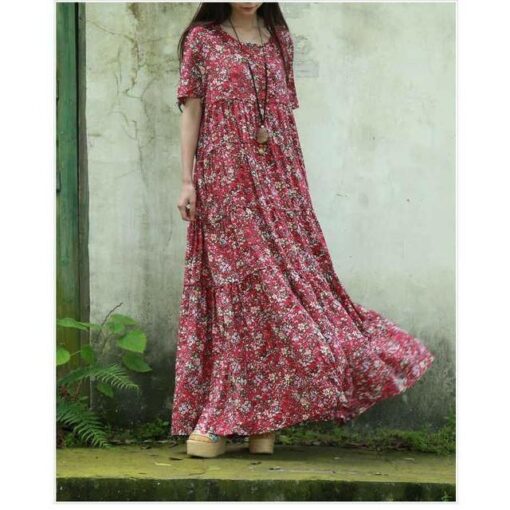 Robe Hippie Bohème Florale – Image 6