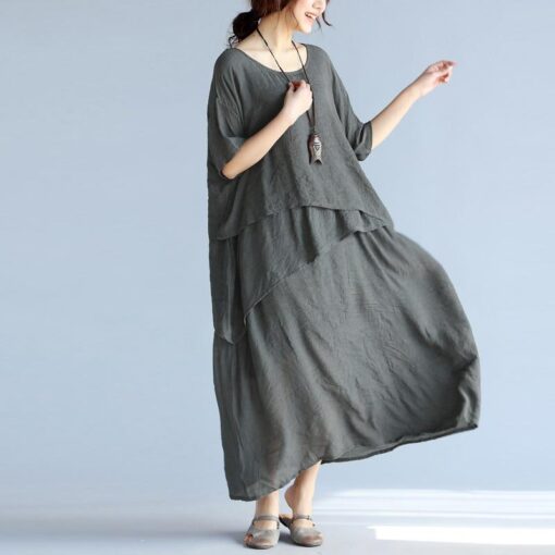 Robe Hippie À Patchwork Irrégulier – Image 6
