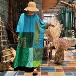 Robe Hippie Urbaine À Patchwork