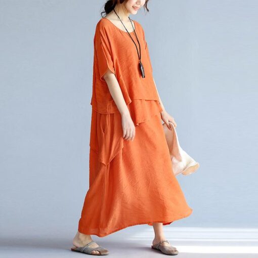 Robe Hippie À Patchwork Irrégulier – Image 7