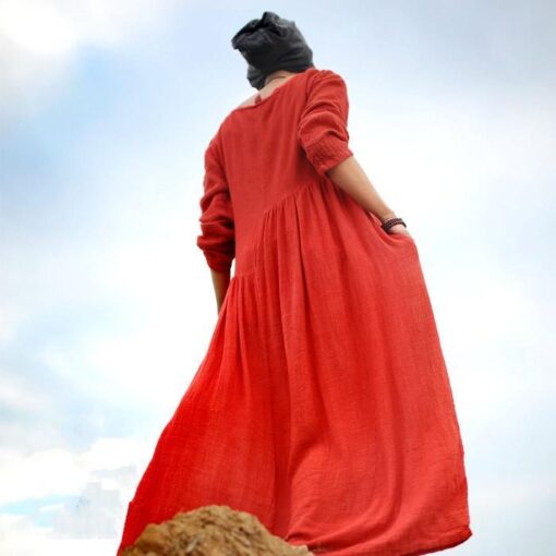 Longues Robes Hippies Surdimensionnées – Image 9