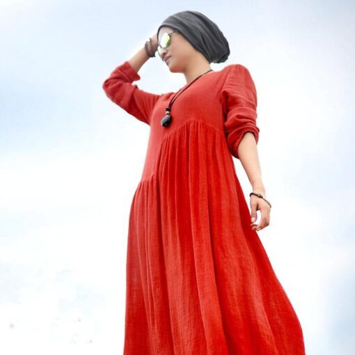 Longues Robes Hippies Surdimensionnées – Image 12