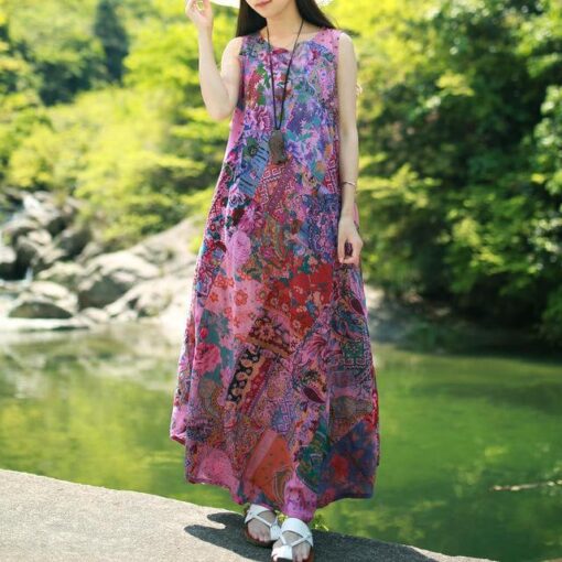 Robe Hippie À Patchwork Rêves Doux – Image 5
