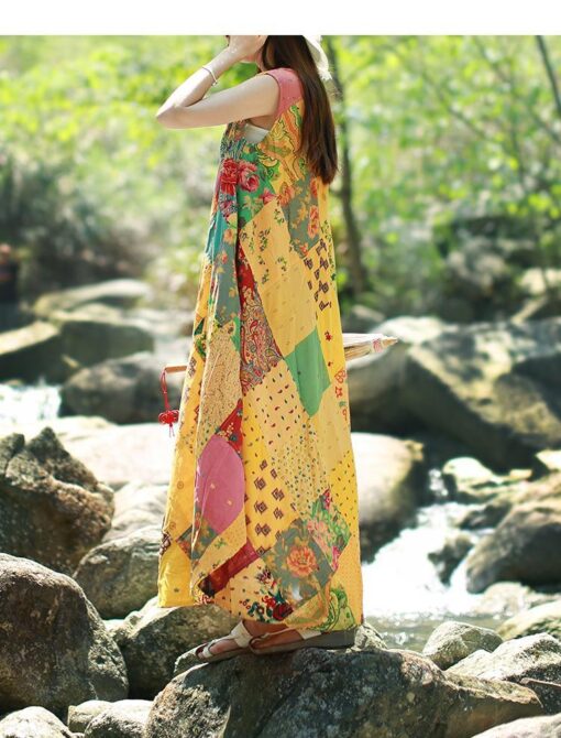 Robe Hippie À Patchwork Rêves Doux – Image 6