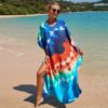 Hippie Robe Arc-En-Ciel Tie-Dye Sérénité