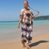 Robe Hippie Tie-Dye Safran