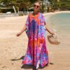 Robe Hippie Tie-Dye Éclairée