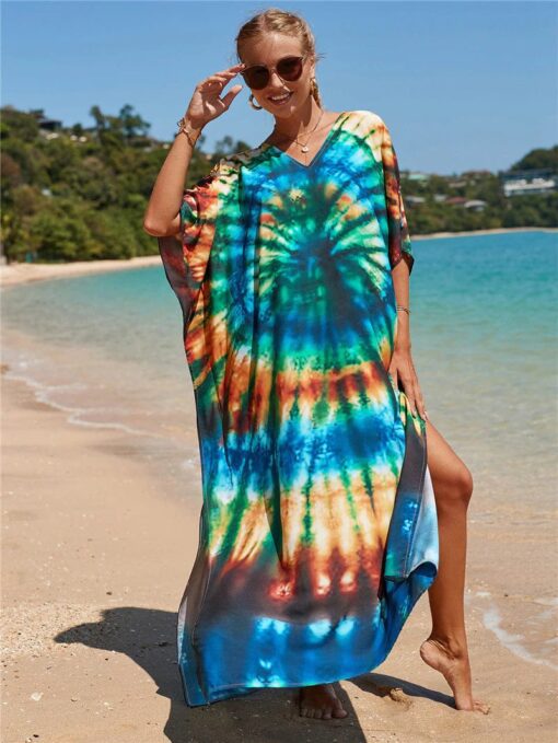 Robe Hippie Rayon De Soleil Tie-Dye – Image 2