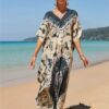 Robe Hippie Chic Verte Talina