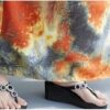 Robe Hippie Caftan Florale Tie-Dye