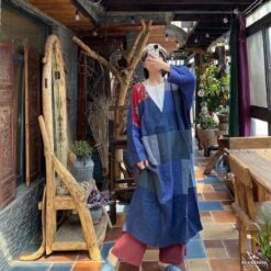 Robe Tunique Hippie À Patchwork Floral