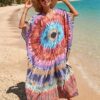 Robe Hippie Chic Tie-Dye Œil Chakra Ajna