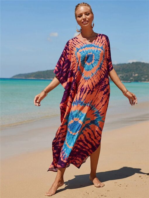 Robe Hippie Chic Tie-Dye Céleste – Image 3