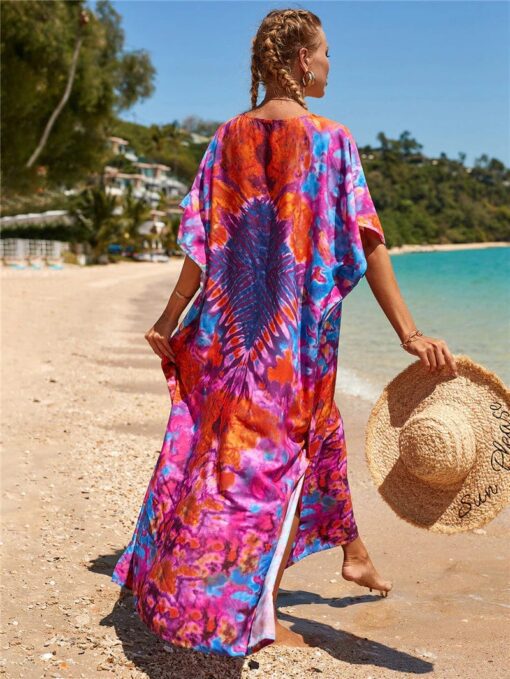 Robe Hippie Tie-Dye Éclairée – Image 4