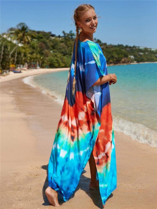 Hippie Robe Arc-En-Ciel Tie-Dye Sérénité – Image 3