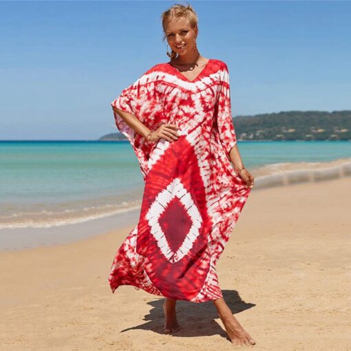 Robe Hippie Chic Longue Coucher De Soleil – Image 2