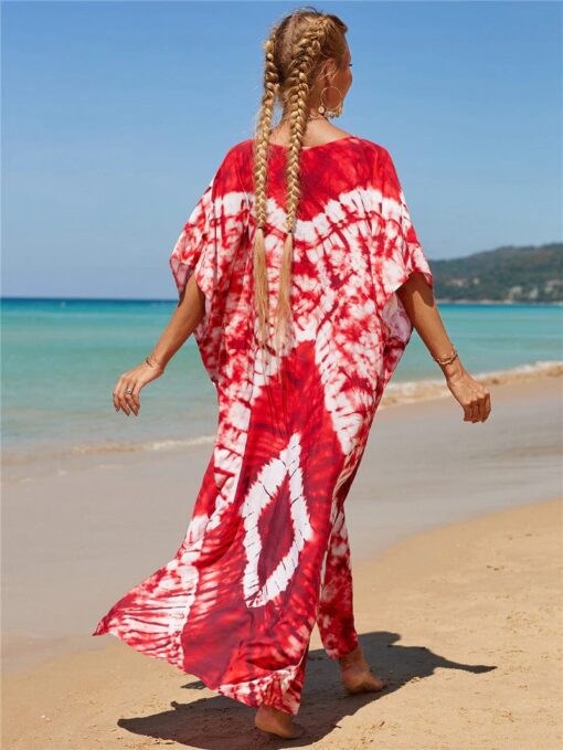 Robe Hippie Chic Longue Coucher De Soleil – Image 3