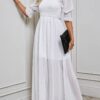 Robe Blanche Champêtre Chic