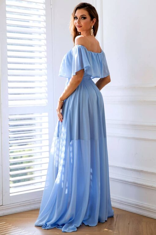 Robe Bleue Invité Mariage Champêtre – Image 5