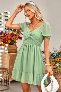 Robe Cérémonie Champêtre Chic Courte