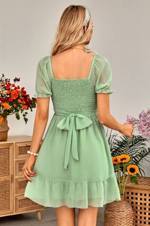 Robe Cérémonie Champêtre Chic Courte – Image 2