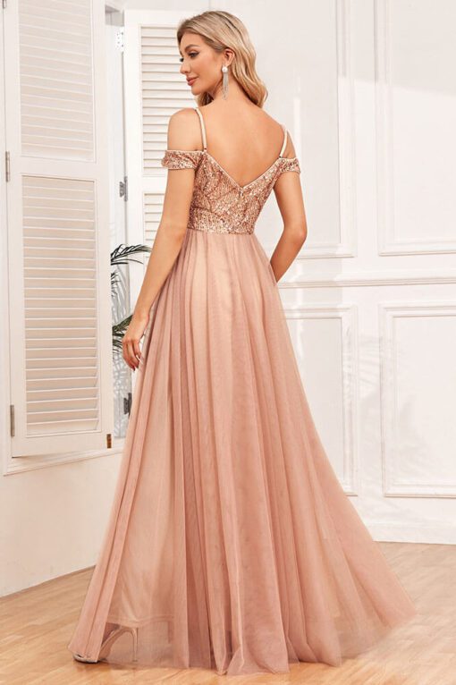 Robe Cérémonie Champêtre Nude – Image 4