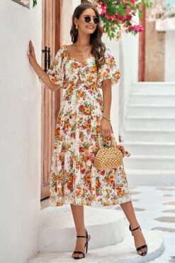 Robe Champêtre Années 50