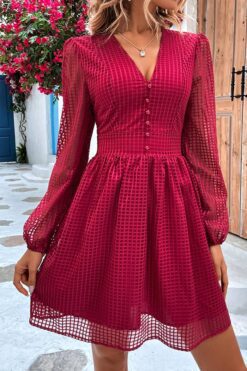 Robe Champêtre Burgundy