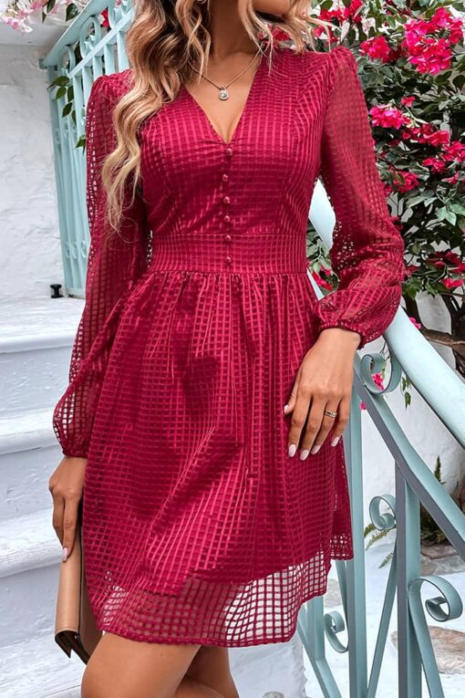 Robe Champêtre Burgundy – Image 2