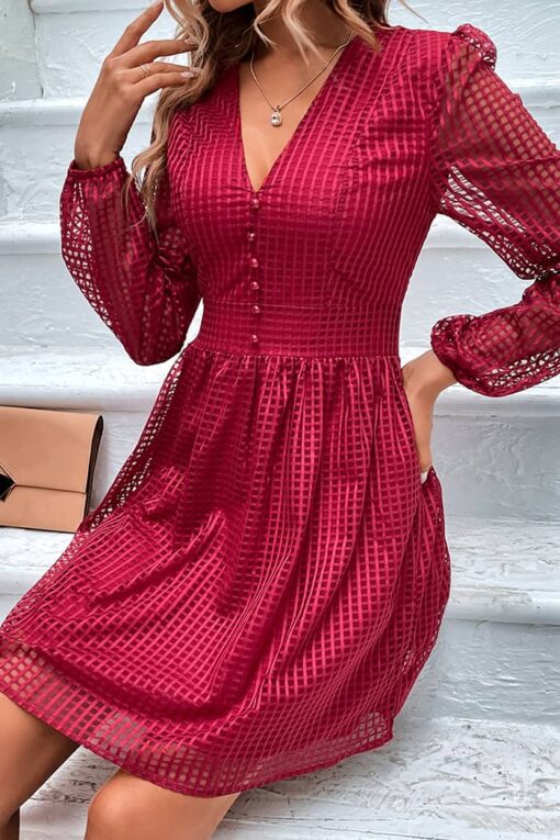 Robe Champêtre Burgundy – Image 3