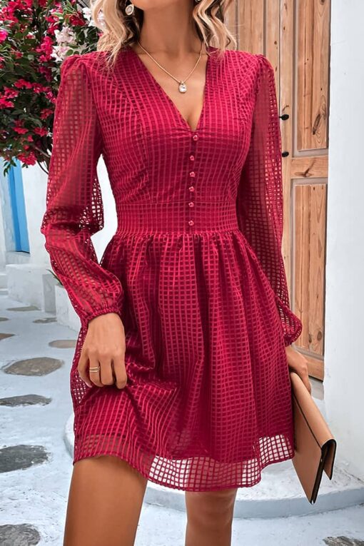 Robe Champêtre Burgundy – Image 5