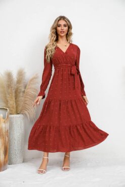 Robe Champêtre Chic Couleur Automne
