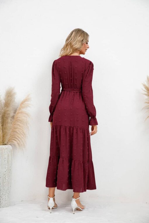 Robe Champêtre Chic Couleur Automne – Image 4