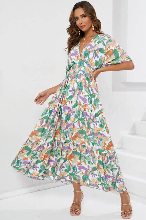 Robe Champêtre Décolleté – Image 2
