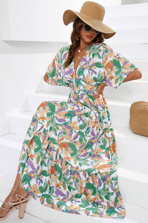 Robe Champêtre Décolleté – Image 3