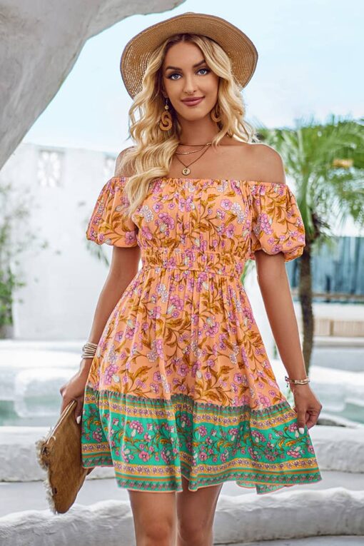 Robe Champêtre Epaules Nues – Image 7