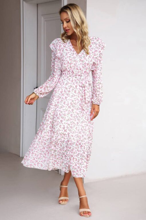 Robe Champêtre Fleurie Chic