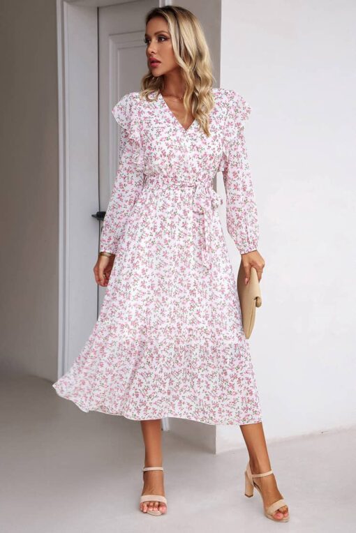 Robe Champêtre Fleurie Chic – Image 2