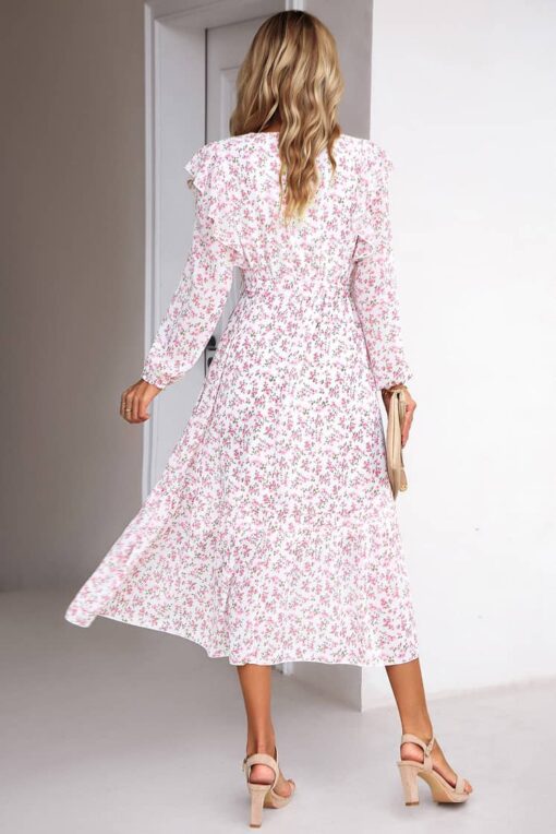 Robe Champêtre Fleurie Chic – Image 4
