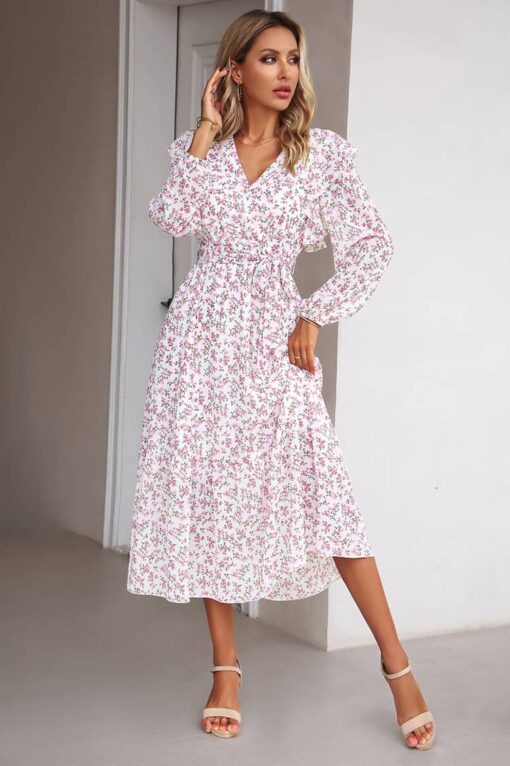 Robe Champêtre Fleurie Chic – Image 5