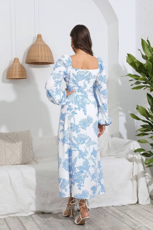 Robe Champêtre Longue Et Avec Manche – Image 3