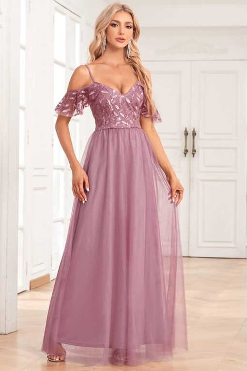Robe Champêtre Vieux Rose