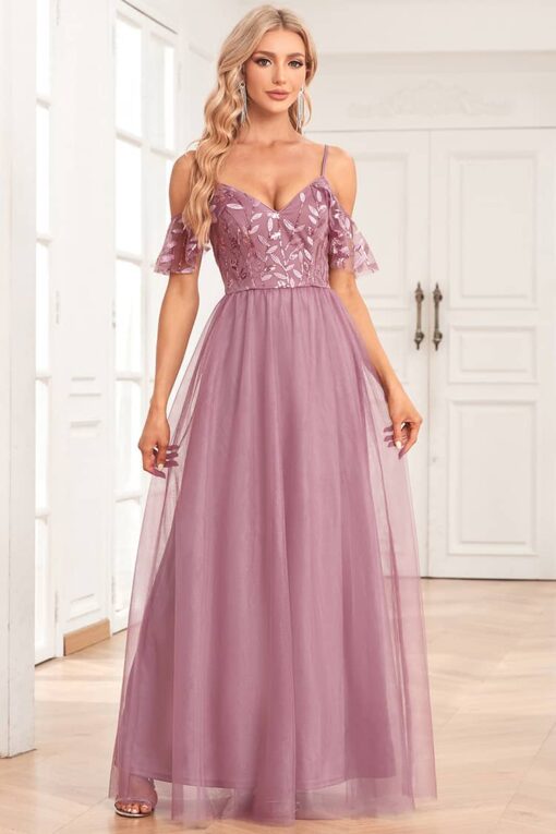 Robe Champêtre Vieux Rose – Image 6