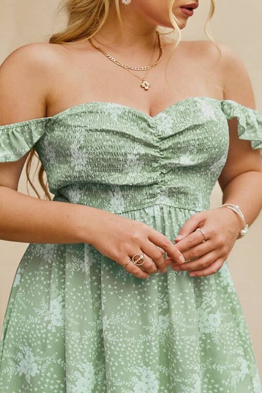 Robe Chic Et Champêtre Longue Grande Taille – Image 3